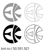 Symbol Eckankar religion EK set icon grey black color vector illustration image simple solid fill outline contour line thin flat style. Symbol Eckankar religion EK set icon grey black color vector illustration image solid fill outline contour line thin flat style. Стоковая иллюстрация, агентство Ingram Publishing / Фотобанк Лори