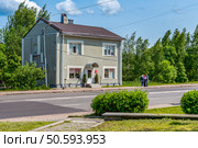 Кафе «Буфет СССР» на улице Гагарина. Город Выборг Ленинградской области. Редакционное фото, фотограф Румянцева Наталия / Фотобанк Лори