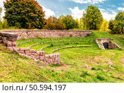 Old famous summer theater in the city of Vyborg. Стоковое фото, фотограф Владимир Ушаров / Фотобанк Лори