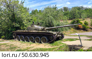Танк Т-72, Аксайский военно-исторический музей, Ростовская область. Редакционное фото, фотограф Ирина / Фотобанк Лори