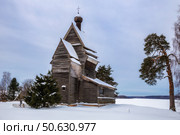 Родионово, Ленинградская область. Церковь Георгия Победоносца (2021 год). Стоковое фото, фотограф Юлия Бабкина / Фотобанк Лори
