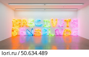 modern neon lights letters ai generated. Стоковое AI-изображение, AI-художник Vectorwin / Фотобанк Лори