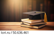 achievement graduation books ai generated. Стоковое AI-изображение, AI-художник Vectorwin / Фотобанк Лори