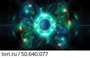 visualization quantum atom ai generated. Стоковое AI-изображение, AI-художник Vectorwin / Фотобанк Лори