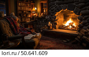 tmosphere reading a book at home ai generated. Стоковое AI-изображение, AI-художник Vectorwin / Фотобанк Лори