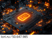 Cyber security and data protection on internet. virtual lock shield, secure access, encrypted connection. Password protected system and storage. Cybersecurity technology. Стоковое AI-изображение, AI-художник Ирина Михайличенко / Фотобанк Лори