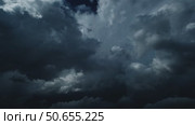 Lot of lightning during a thunderstorm. Стоковое видео, видеограф Михаил Коханчиков / Фотобанк Лори