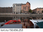 Река Фонтанка в утреннее время суток , Санкт-Петербург. Редакционное фото, фотограф Сергеев Валерий / Фотобанк Лори