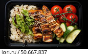 fusion bento box ai generated. Стоковое AI-изображение, AI-художник Vectorwin / Фотобанк Лори
