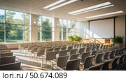 windows lecture hall lighting ai generated. Стоковое AI-изображение, AI-художник Vectorwin / Фотобанк Лори