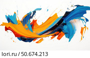 canvas paint isolated on white ai generated. Стоковое AI-изображение, AI-художник Vectorwin / Фотобанк Лори