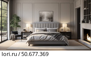 tufted gray home ai generated. Стоковое AI-изображение, AI-художник Vectorwin / Фотобанк Лори