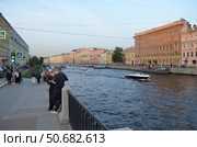 Река Фонтанка в утреннее время суток , Санкт-Петербург. Редакционное фото, фотограф Сергеев Валерий / Фотобанк Лори