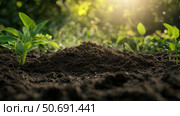 texture planting soil. Стоковое фото, фотограф Vectorwin / Фотобанк Лори