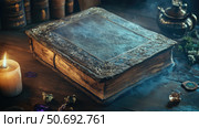 cauldron witchcraft book. Стоковое фото, фотограф Vectorwin / Фотобанк Лори
