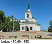 John the Baptist Church in Nagorny Park Barnaul. Редакционное фото, фотограф Саблин Станислав / Фотобанк Лори