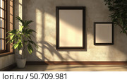 cnvs picture frame on a wall. Стоковое фото, фотограф Vectorwin / Фотобанк Лори