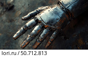 copper metal hand. Стоковое фото, фотограф Vectorwin / Фотобанк Лори