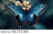 style swallowtail blue. Стоковое фото, фотограф Vectorwin / Фотобанк Лори