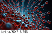 Human bloodstream nanobots. This is an AI generated image. Стоковое AI-изображение, AI-художник Miroslav Breber/Stocktrek Images / ТАСС / Фотобанк Лори