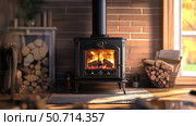 interior wood stoves. Стоковое фото, фотограф Vectorwin / Фотобанк Лори