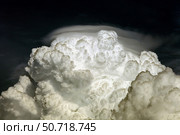 Cumulus Congestus cloud with Pileus. Стоковое фото, фотограф Luis Argerich/Stocktrek Images / ТАСС / Фотобанк Лори