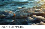 pollution plastic in water. Стоковое фото, фотограф Vectorwin / Фотобанк Лори