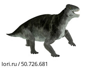 Ulemosaurus prehistorica animal from the Permian period, side view. Стоковое фото, фотограф Corey Ford/Stocktrek Images / ТАСС / Фотобанк Лори