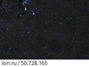 The northern section of the Ridanus constellation near Orion. Below Orion is Lepus the Hare. Стоковое фото, фотограф Alan Dyer/Stocktrek Images / ТАСС / Фотобанк Лори