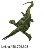 Hupehsuchus is a marine icthyosaur that lived during the Mesozoic Era. Стоковое фото, фотограф Corey Ford/Stocktrek Images / ТАСС / Фотобанк Лори