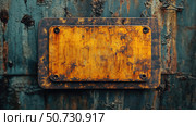 patina old metal sign. Стоковое фото, фотограф Vectorwin / Фотобанк Лори