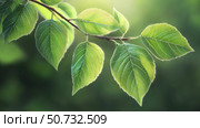 nature elm leaves. Стоковое фото, фотограф Vectorwin / Фотобанк Лори