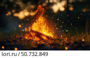 sprks trying to start a fire. Стоковое фото, фотограф Vectorwin / Фотобанк Лори