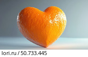 detailed heart orange. Стоковое фото, фотограф Vectorwin / Фотобанк Лори