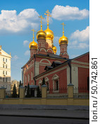 Храм святителя Николая Мирликийского на Щепах, Москва. Редакционное фото, фотограф Олег Пученков / Фотобанк Лори