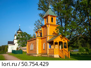 Храмы Никандровой пустыни. Псковская область. Стоковое фото, фотограф Анна Карасева / Фотобанк Лори