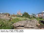 Природно-ландшафтный парк "Зарядье" в центре Москвы, Россия (2024 год). Редакционное фото, фотограф Елена Коромыслова / Фотобанк Лори