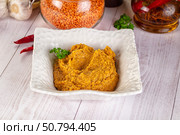 Indian cuisine - Lentil vegan dal. Стоковое фото, фотограф Андрей Старостин / Фотобанк Лори