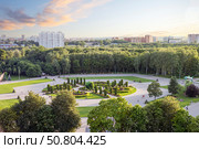 Тула. Виды города. Парк имени П.П.Белоусова летним вечером. Редакционное фото, фотограф Инна Грязнова / Фотобанк Лори