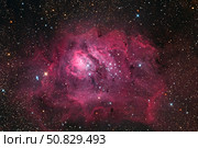 The Lagoon Nebula Roth Ritter/Stocktrek Images. Стоковое фото, агентство ТАСС / Фотобанк Лори