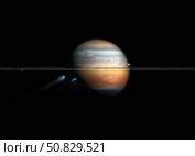 The break up of a comet from gravitational forces. Стоковое фото, фотограф Roth Ritter/Stocktrek Images / ТАСС / Фотобанк Лори