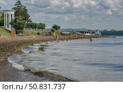 Городской пляж. город Железногорск, Красноярский край, Редакционное фото, фотограф Анатолий Володин / Фотобанк Лори