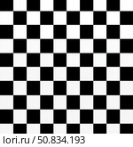 Classic black and white checkerboard pattern geometric design. Стоковое AI-изображение, AI-художник Olga Didraga / Фотобанк Лори