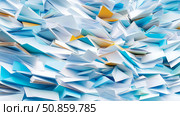 Tidal Wave of Paperwork: Sea of Documents and Files. Стоковое AI-изображение, AI-художник Данила Большаков / Фотобанк Лори