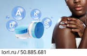 Moisturizing cream enriched with essential vitamins for healthy skin. Стоковое фото, фотограф Сергей Толмачёв / Фотобанк Лори