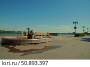 Фонтан Шутиха. Астрахань. Редакционное фото, фотограф Дмитрий Николаев / Фотобанк Лори