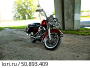 Harley-Davidson Road King FLHRCI. Редакционное фото, фотограф Валентина Кунц / Фотобанк Лори
