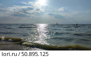 Закат, Азовское море, Павло-Очаковская коса. Стоковое фото, фотограф Ирина / Фотобанк Лори