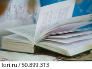 A priest holding a Bible. Стоковое фото, фотограф Наталия Кирсанова / Фотобанк Лори