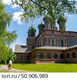 Церковь Иоанна Предтечи в Толчкове. Ярославль. Золотое кольцо. Россия. Стоковое фото, фотограф Владимир Макеев / Фотобанк Лори